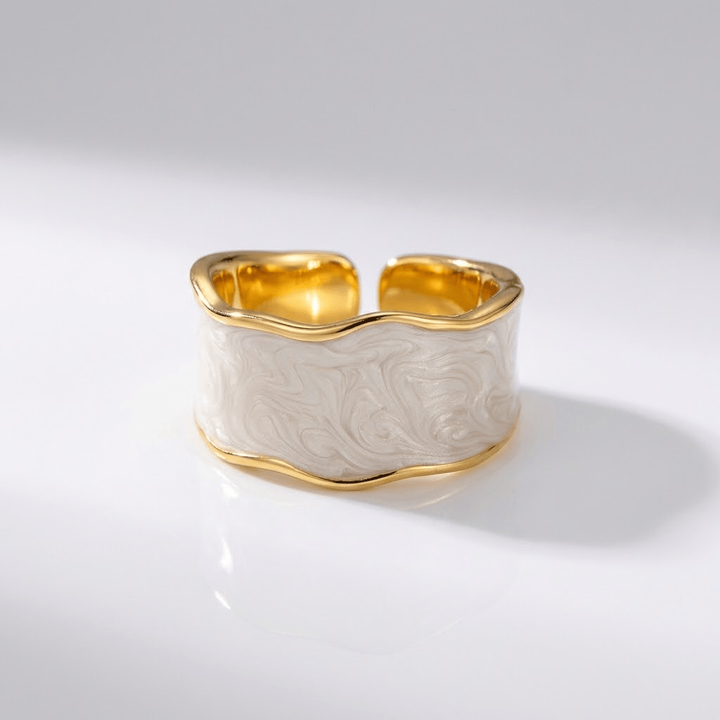 HANDMADE ART VINTAGE RING - (ADJUSTABLE) by Harrison & James - ring product image 5