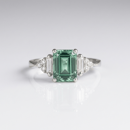 SILVER DIAMOND TRIO RING by Harrison & James - ring product image 1