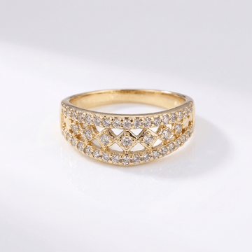 GOLD PAVE BAND RING by Harrison & James - ring product image 1