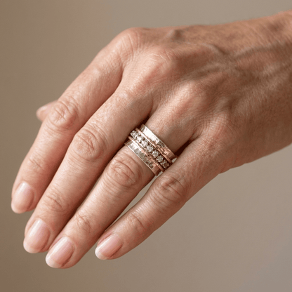 ZIRCONIA SERENITY SPIN RING by Harrison & James - ring product image 2