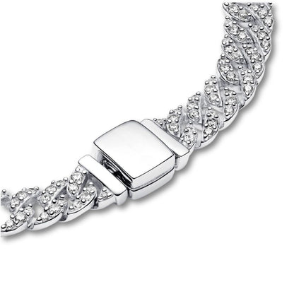 Pave Cuban Bracelet | Gold by Harrison & James - bracelet product image 8