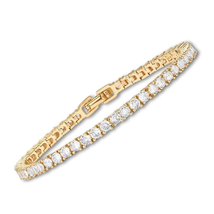 Tennis bracelet | Gold by Harrison & James - bracelet product image 1
