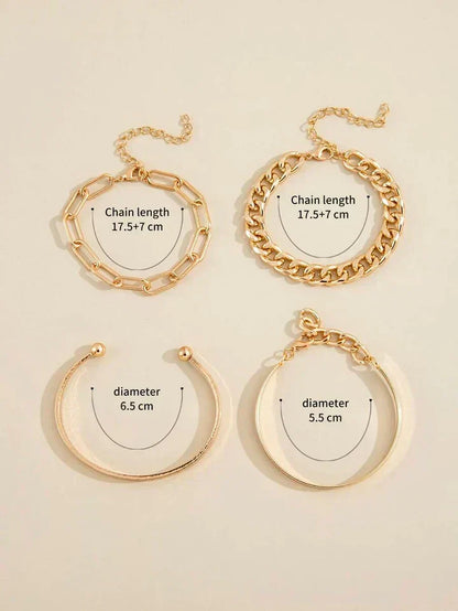 Elan™ | Gold Bracelet Set by Harrison & James - bracelet product image 4
